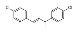 1-chloro-4-[3-(4-chlorophenyl)but-1-enyl]benzene结构式