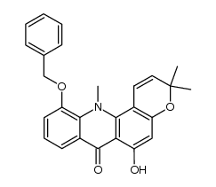 11-benzyloxynoracronycine结构式