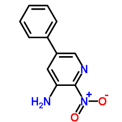 2-Nitro-5-phenyl-3-pyridinamine Structure