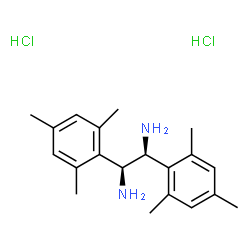 (S,S)-1,2-Bis(2,4,6-trimethylphenyl)-1,2-ethanediamine dihydrochloride Structure