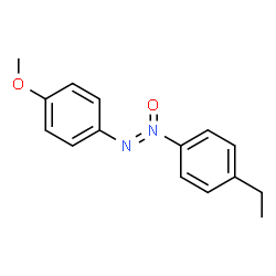 p-ethyl-p'-methoxyazoxybenzene Structure