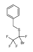 (1-bromo-1,2,2,2-tetrafluoroethyl)sulfanylmethylbenzene Structure
