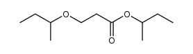 3-sec-butoxy-propionic acid sec-butyl ester Structure