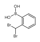 (2-Br2CHC6H4)B(OH)2 Structure
