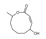 7-hydroxy-2-methyl-2,3,4,5,6,7-hexahydrooxecin-10-one Structure