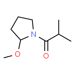 Pyrrolidine,2-methoxy-1-(2-methyl-1-oxopropyl)- (9CI)结构式