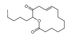 12-keto-9(2)-octadecen-13-olide结构式