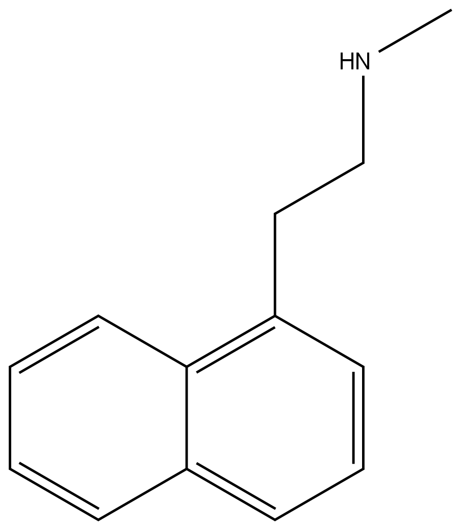 methyl[2-(naphthalen-1-yl)ethyl]amine structure