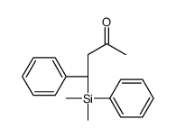 (4R)-4-[dimethyl(phenyl)silyl]-4-phenylbutan-2-one Structure