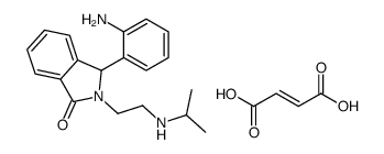 3-(2-aminophenyl)-2-[2-(propan-2-ylamino)ethyl]-3H-isoindol-1-one,but-2-enedioic acid结构式