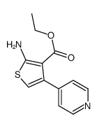 ethyl 2-amino-4-(4-pyridinyl)-3-thiophenecarboxylate structure