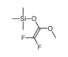 (2,2-difluoro-1-methoxyethenoxy)-trimethylsilane Structure