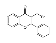 3-(bromomethyl)-2-phenylchromen-4-one Structure