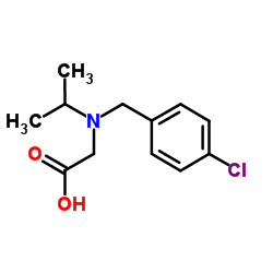 N-(4-Chlorobenzyl)-N-isopropylglycine结构式