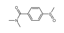 N,N-dimethyl-4-(methylsulfinyl)benzamide Structure