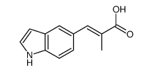 E-α-methylindol-5-acrylic acid Structure