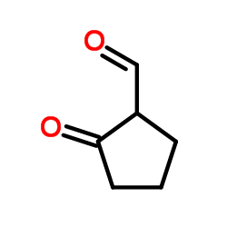 2-Oxocyclopentanecarbaldehyde Structure