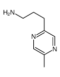 3-(5-methylpyrazin-2-yl)propan-1-amine结构式