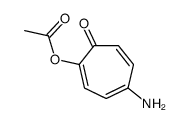(4-amino-7-oxocyclohepta-1,3,5-trien-1-yl) acetate Structure