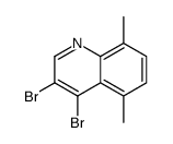 3,4-dibromo-5,8-dimethylquinoline Structure