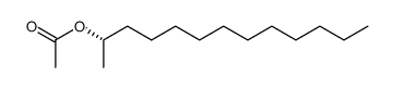 (S)-(+)-1-methyldodecyl acetate结构式