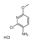 2-chloro-6-methoxypyridin-3-amine,hydrochloride结构式