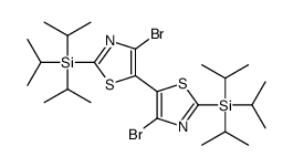 4,4'-二溴-2,2'-双(三异丙基甲硅烷基)-5,5'-二噻唑图片