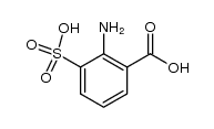 2-amino-3-sulfo-benzoic acid结构式