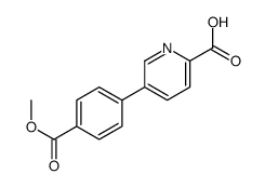 5-(4-methoxycarbonylphenyl)pyridine-2-carboxylic acid结构式