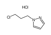 1-(3-氯丙基)-1H-吡唑盐酸结构式