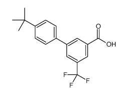 3-(4-tert-butylphenyl)-5-(trifluoromethyl)benzoic acid Structure