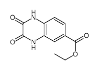 Ethyl 2,3-dioxo-1,2,3,4-tetrahydroquinoxaline-6-carboxylate structure