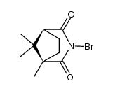 (1R)-3-bromo-1,8,8-trimethyl-3-aza-bicyclo[3.2.1]octane-2,4-dione Structure