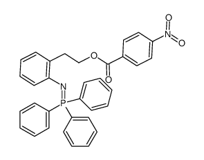 2-(triphenylphosphoranylideneamino)phenethyl 4-nitrobenzoate Structure