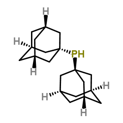 Di(adamantan-1-yl)phosphine structure