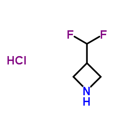 3-(difluoromethyl)azetidine hydrochloride structure