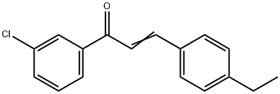 (2E)-1-(3-氯苯基)-3-(4-乙基苯基)丙-2-烯-1-酮图片