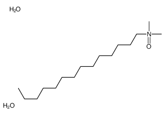 N,N-dimethyltetradecan-1-amine oxide,dihydrate Structure