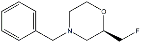 (R)-4-benzyl-2-(fluoroMethyl)Morpholine structure
