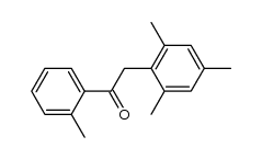 α-mesityl-o-methylacetophenone结构式