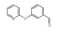 3-(PYRIDIN-2-YLOXY)BENZALDEHYDE structure