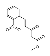 methyl 5-(2-nitrophenyl)-3-oxopent-4-enoate Structure