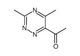Ethanone, 1-(3,5-dimethyl-1,2,4-triazin-6-yl)- (9CI) Structure