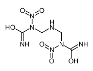 1-[[[carbamoyl(nitro)amino]methylamino]methyl]-1-nitrourea结构式