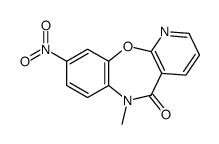 6-methyl-9-nitropyrido[2,3-b][1,5]benzoxazepin-5-one结构式