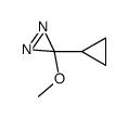 3-cyclopropyl-3-methoxydiazirine Structure
