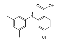 4-chloro-2-(3,5-dimethylanilino)benzoic acid Structure