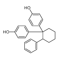 4-[1-(4-hydroxyphenyl)-2-phenylcyclohexyl]phenol Structure