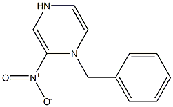 1-benzyl-2-nitro-1,4-dihydropyrazine Structure