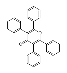 2,3,5,6-tetraphenylpyran-4-one Structure
